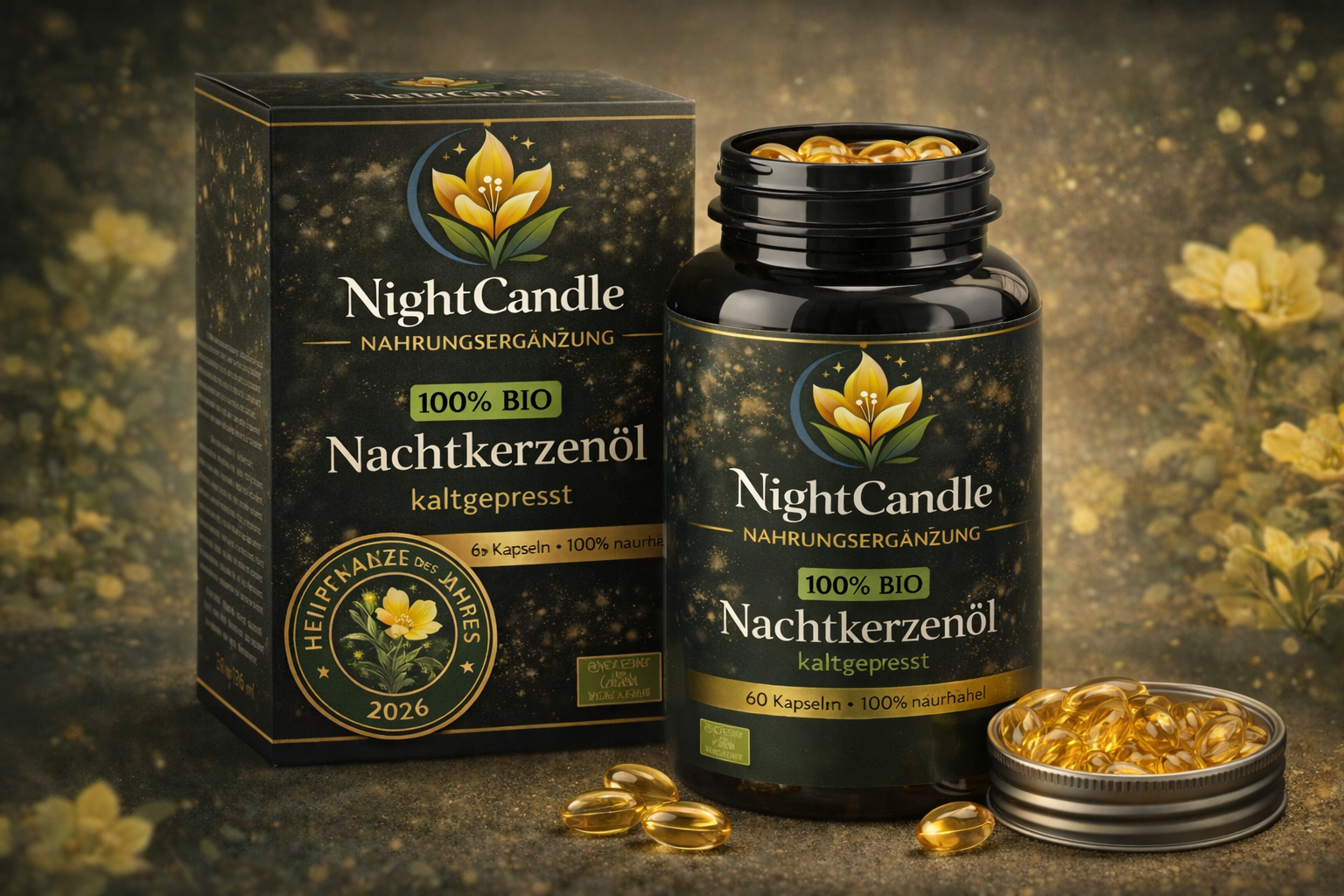 NightCandle Nachtkerzenöl Produkte